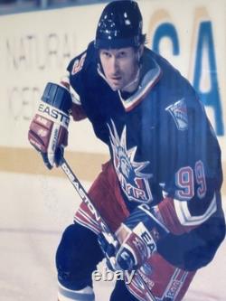 Wayne Gretzky Autographed Framed Photo Upper Deck Oilers Rangers Limited Edition