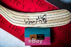 Wayne Gretzky Autographed Hockey Stick with COA UPPER DECK