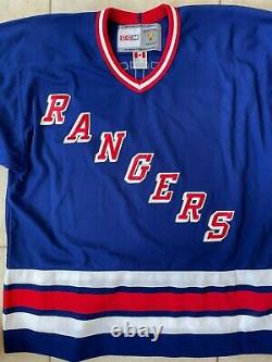 Wayne Gretzky Autographed New York Rangers Hockey Jersey Upper Deck