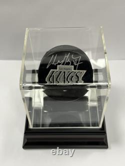 Wayne Gretzky Autographed Official NHL Puck Upper Deck Authenticated + Display