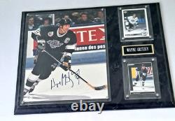 Wayne Gretzky Autographed Photo Plaque LA Kings 12x15 with COA & 1992 Upper Deck