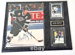 Wayne Gretzky Autographed Photo Plaque LA Kings 12x15 with COA & 1992 Upper Deck