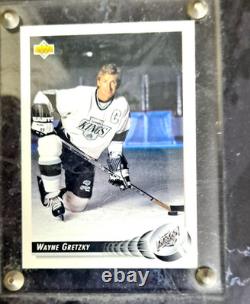 Wayne Gretzky Autographed Photo Plaque LA Kings 12x15 with COA & 1992 Upper Deck