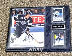 Wayne Gretzky Autographed Photo Plaque LA Kings 12x15 with COA & 1992 Upper Deck