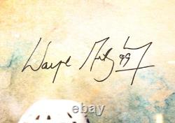 Wayne Gretzky Autographed Supreme Force 30x40 with BRAND NEW Deluxe Frame UDA