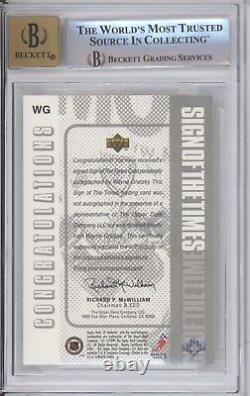 Wayne Gretzky Bgs 9 1998-99 Upper Deck Sp Authentic Sign Of The Times Auto 5250