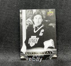 Wayne Gretzky Black & White Canvas 2023-24 Upper Deck Hockey #C241 Card RARE