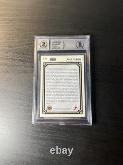 Wayne Gretzky & Brett Hull Dual Autograph 1992 Upper Deck #423 BGS 8.5 Auto 9
