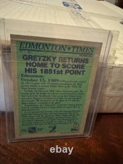 Wayne Gretzky Card Lot (5) Score Record Setters, All-Star, Upper Deck GM's Cho