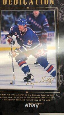 Wayne Gretzky Dedication by Upper Deck Collectibles 11 x 9 Signature Photo