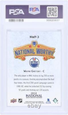 Wayne Gretzky Edmonton Oilers 2024 Upper Deck NSCC National Worthy Item#13917011