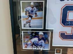 Wayne Gretzky Edmonton Oilers Signed Autographed Jersey Framed UDA Upper Deck