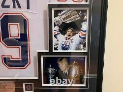 Wayne Gretzky Edmonton Oilers Signed Autographed Jersey Framed UDA Upper Deck
