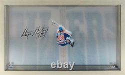 Wayne Gretzky Edmonton Oilers Signed Great From Above Display Upper Deck