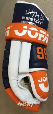 Wayne Gretzky Edmonton Oilers Signed JOFA Right Hand Hockey Glove Upper Deck