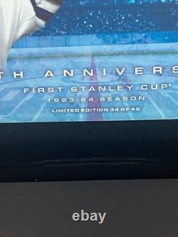 Wayne Gretzky Edmonton Oilers Signed Puck Upper Deck 40th Anniversary 34/40 RARE