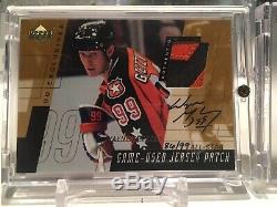 Wayne Gretzky Game Used Auto Patch Upper Deck Authentic All Star