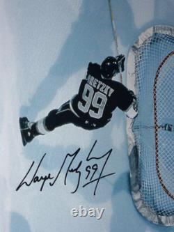 Wayne Gretzky & Grant Fuhr Upper Deck Aerial Assault Signed 16x20 Auto #d/75 Uda