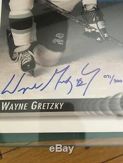 Wayne Gretzky HOF Autograph Upper Deck BLOW UP CARD Limited to 500 RARE