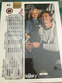 Wayne Gretzky HOF Autograph Upper Deck BLOW UP CARD Limited to 500 RARE
