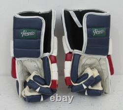 Wayne Gretzky HOF Signed Hespeler Game Model Hockey Gloves Upper Deck 195743