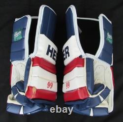 Wayne Gretzky HOF Signed Hespeler Game Model Hockey Gloves Upper Deck 195743
