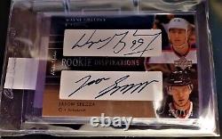 Wayne Gretzky, Jason Spezza-02/03 Ud Rookie Dual Auto/autograph Rare & Mint