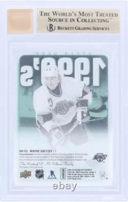 Wayne Gretzky Kings Signed 2018-19 Upper Deck Clear Cut #HH-G2 BGS 9.5/10 Card