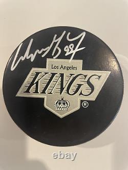 Wayne Gretzky Kings Signed Puck (Authenticated by Upper Deck)