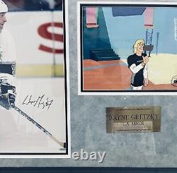 Wayne Gretzky LA Kings Ice Spray Signed Autographed Upper Deck UDA /1,000 Framed