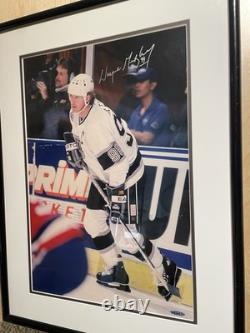 Wayne Gretzky LA Kings Signed 16x20 Framed Photo UDA COA High Grade Signature