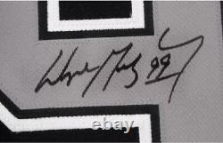 Wayne Gretzky LA Kings Signed Black CCM Replica Jersey Upper Deck Fanatics