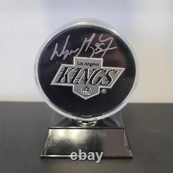 Wayne Gretzky Los Angeles Kings Official Game Puck Auto Upper Deck UDA COA