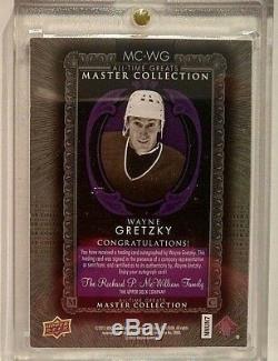 Wayne Gretzky Mini Auto Very Rare 2015-16 Upper Deck Champs Hockey