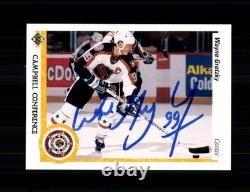 Wayne Gretzky NHL USA Upper Deck Traiding Card Original Sign. + A 251131