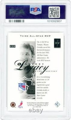 Wayne Gretzky New York Rangers 1999-00 Upper Deck Ultimate Victory Item#14557241