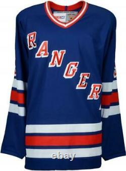 Wayne Gretzky New York Rangers Autographed Blue CCM Replica Jersey Upper Deck
