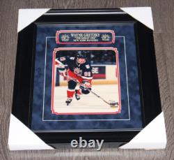 Wayne Gretzky New York Rangers Autographed Framed LE /250 8x10 Photo UPPER DECK