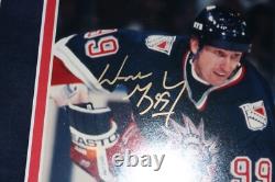 Wayne Gretzky New York Rangers Autographed Framed LE /250 8x10 Photo UPPER DECK
