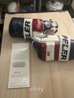 Wayne Gretzky New York Rangers Autographed Hespeler Gloves With Upper Deck COA