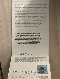 Wayne Gretzky New York Rangers Autographed Hespeler Gloves With Upper Deck COA