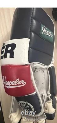 Wayne Gretzky New York Rangers Autographed Hespeler Gloves With Upper Deck COA