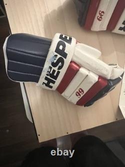 Wayne Gretzky New York Rangers Autographed Hespeler Gloves With Upper Deck COA