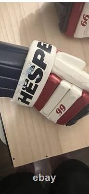 Wayne Gretzky New York Rangers Autographed Hespeler Gloves With Upper Deck COA