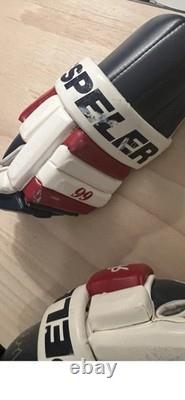 Wayne Gretzky New York Rangers Autographed Hespeler Gloves With Upper Deck COA