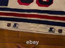 Wayne Gretzky New York Rangers Center Ice Signed 54-r Starter Jersey Upper Deck