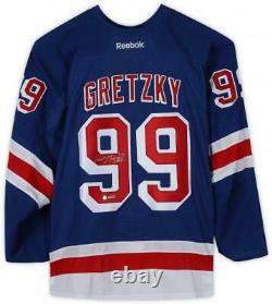 Wayne Gretzky New York Rangers Signed Blue Reebok Premier Jersey Upper Deck