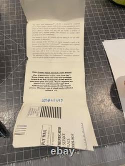 Wayne Gretzky Oilers Rangers Kings Single Signed Baseball Upper Deck 8/125 Mint