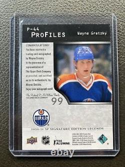 Wayne Gretzky Profile 1 of 1! 2020-21 SP Signature Legends Bounty