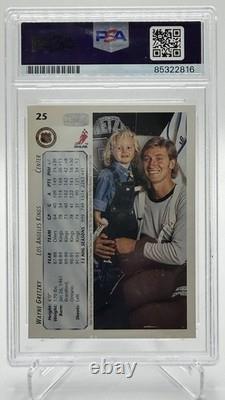 Wayne Gretzky Psa/dna Authentic Auto 1992-93 Upper Deck #25 Los Angeles Kings